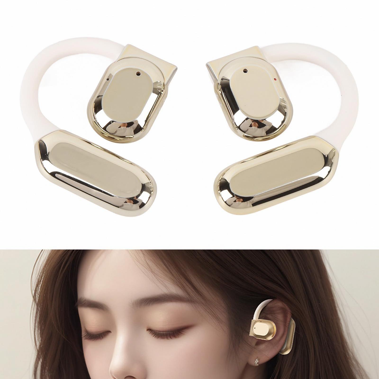 Наушники для перевода GOWENIC V5.46, шумоподавления с микрофоном для бизнеса, телесный цвет, фото №5