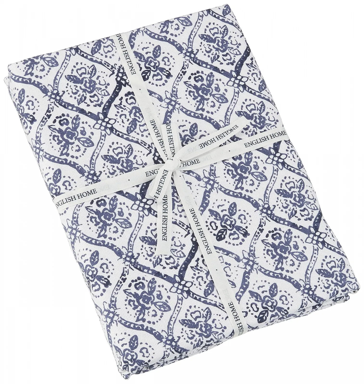 Покривало English Home Gem Roses Print Подвійний Піке 200x220 см Індиго, фото №1