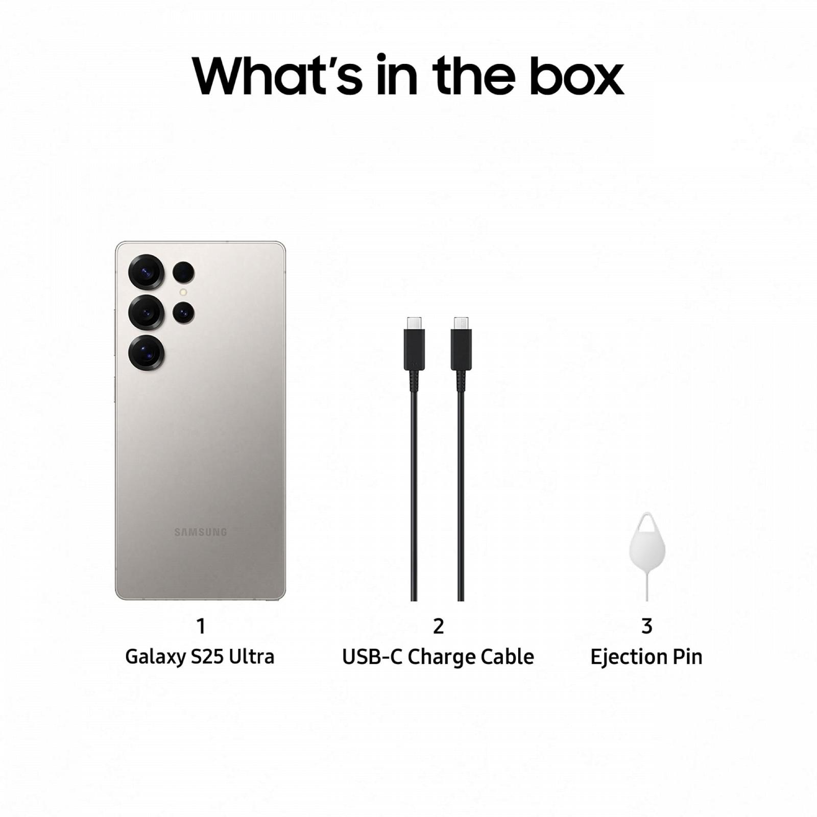Смартфон Samsung Galaxy S25 Ultra 5G 12GB RAM 512GB ROM 200MP S Pen Titanium Gray, фото №12 Смартфон Samsung Galaxy S25 Ultra 5G 12GB RAM 512GB ROM 200MP S Pen Titanium Gray, фото №12