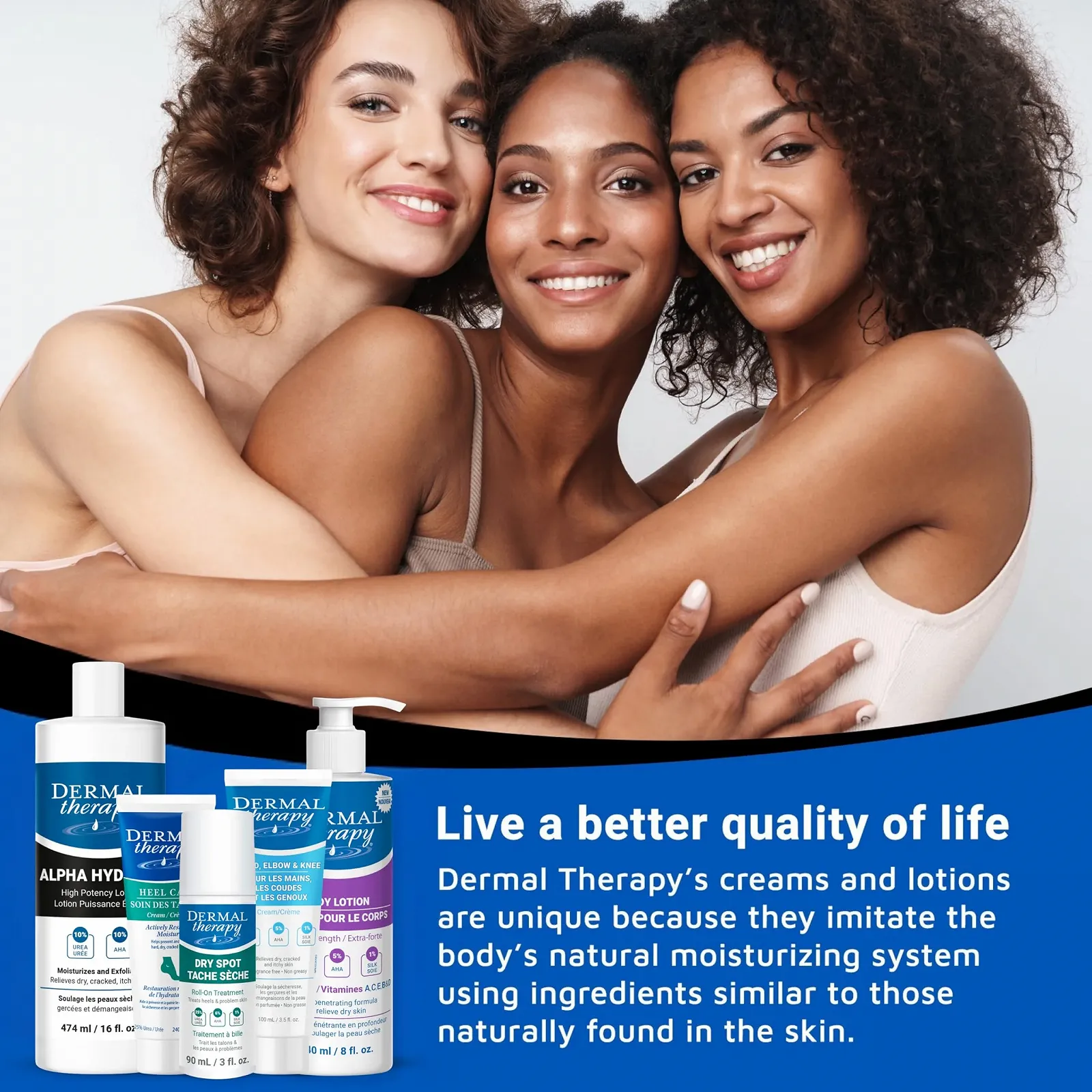 Лосьйон Dermal Therapy Alpha Hydroxy High Potency - Зволожуючий та відлущуючий засіб для сухої шкіри 10% сечовини, фото №10