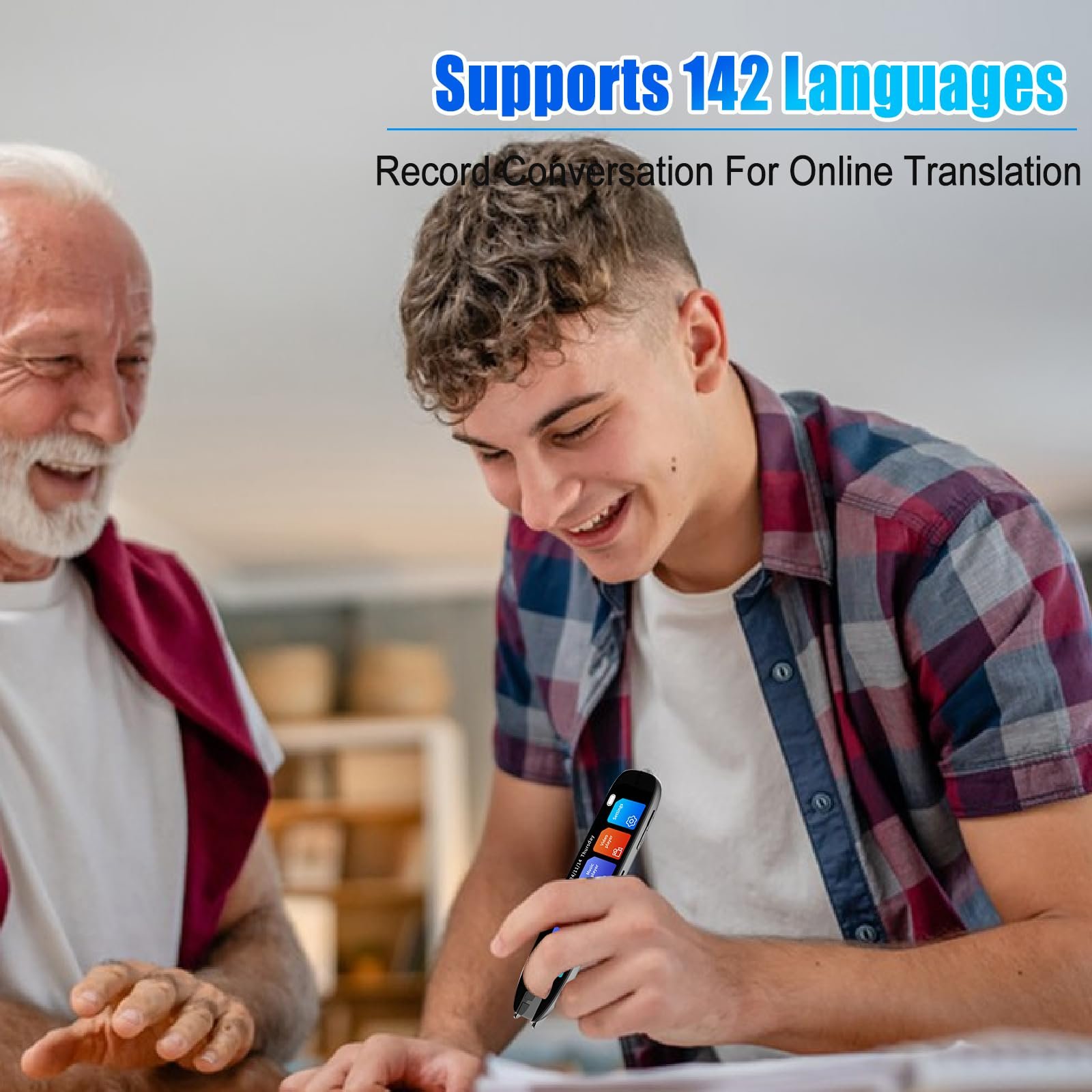 Ручка-сканер Онлайн 142 мови, з 3,7-дюймовим сенсорним екраном, фото №8 Ручка-сканер Онлайн 142 мови, з 3,7-дюймовим сенсорним екраном, фото №8