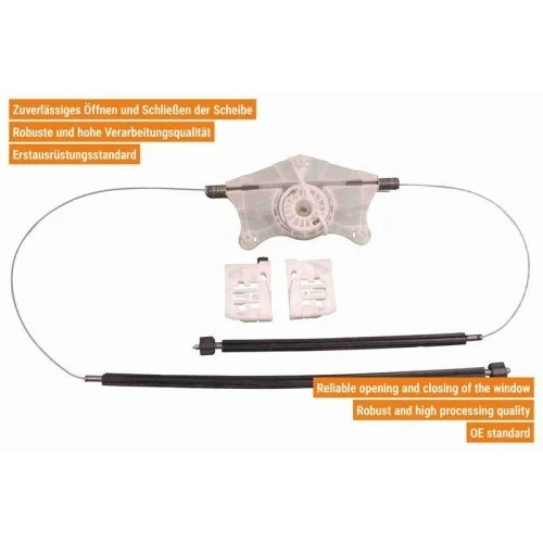 Склопідйомник VAICO V10-2394 Original VAICO Quality для SEAT SKODA VW VAG, фото №2