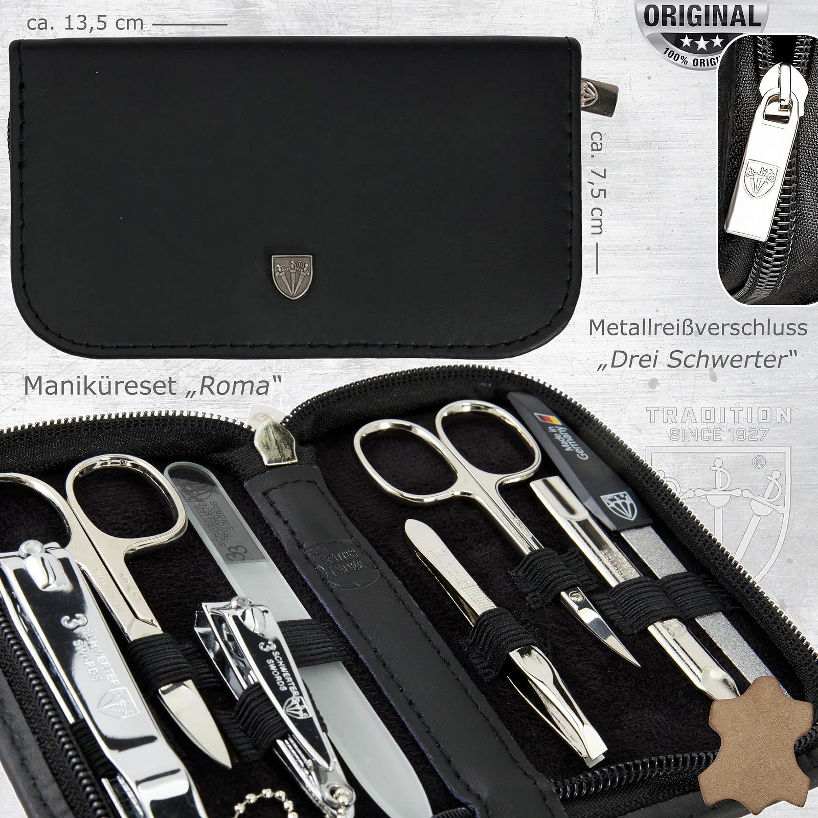 Набір для манікюру DREI SCHWERTER Roma, футляр з 8 інструментами, фото №5 Набір для манікюру DREI SCHWERTER Roma, футляр з 8 інструментами, фото №5
