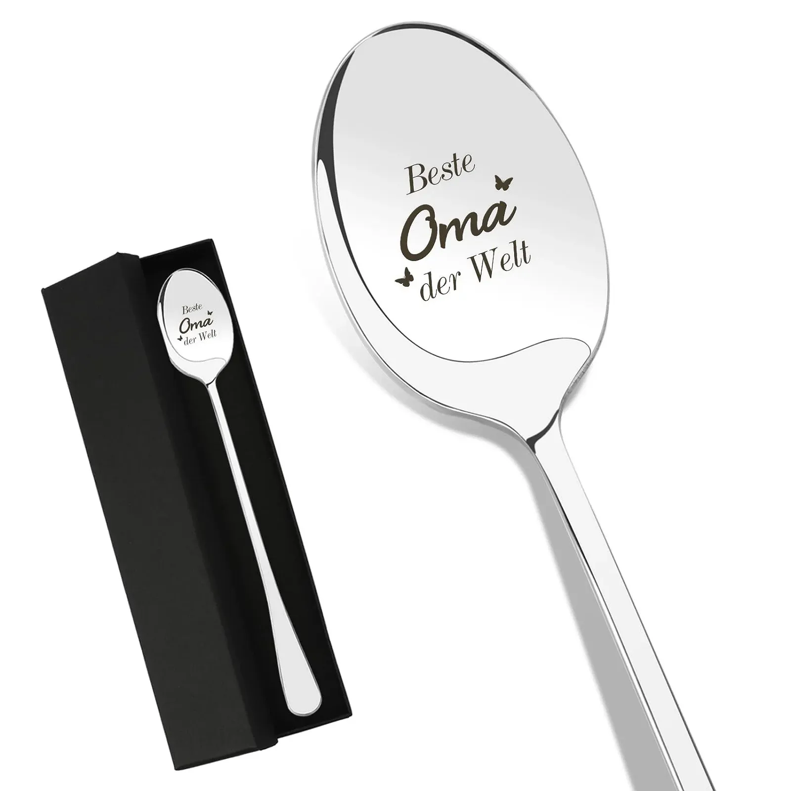 Ложка для кави Найкраща бабуся, подарунок на День матері для бабусі, фото №1