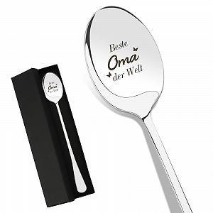 Ложка для кави Найкраща бабуся, подарунок на День матері для бабусі - Фото 1
