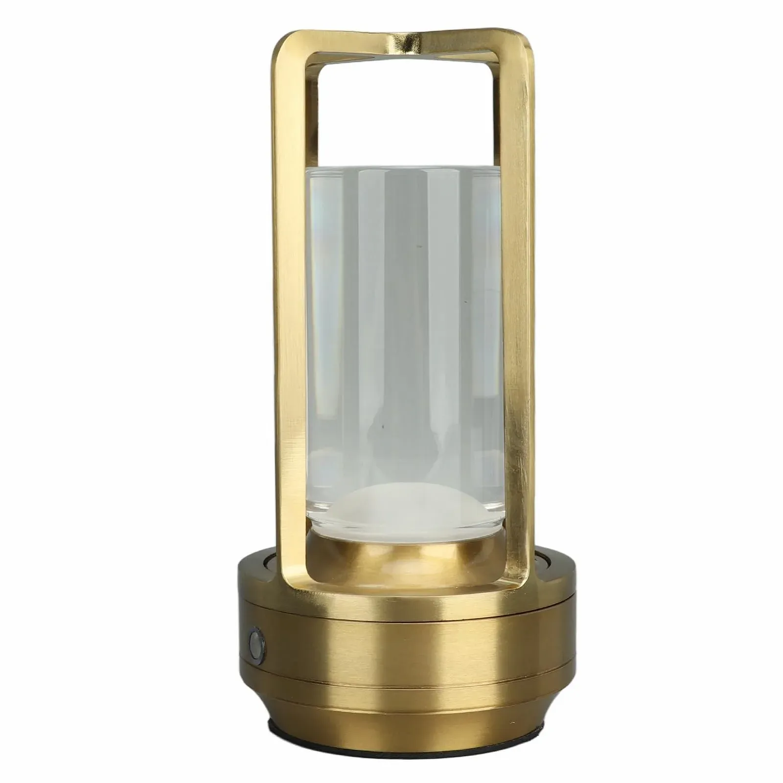 Настільна лампа KIMISS Wireless Small Touch акумуляторна сенсорна алюмінієва Чорна з золотом, фото №3