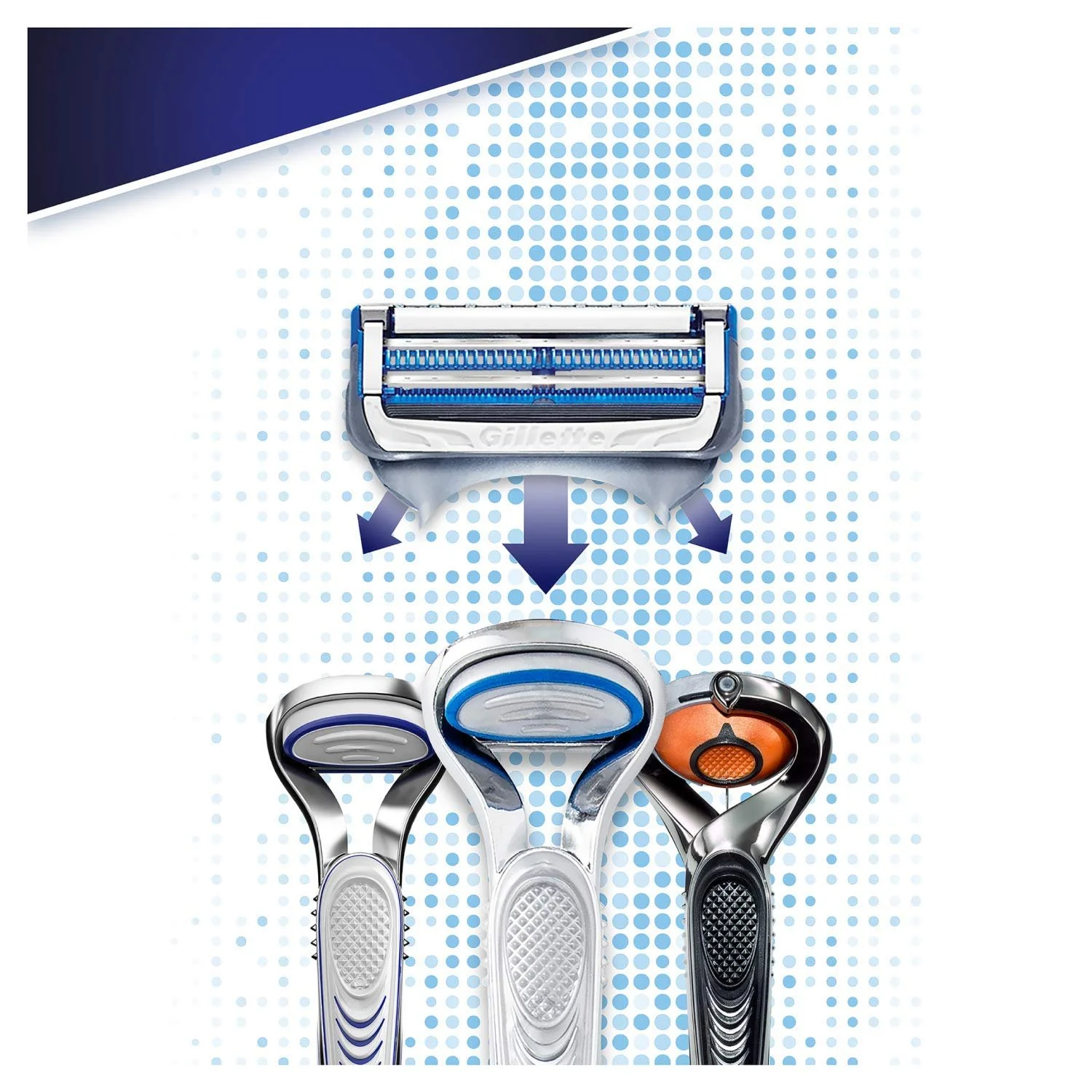 Сменные кассеты для бритья Gillette Skin Guard Sensitive 90 г, фото №4 Сменные кассеты для бритья Gillette Skin Guard Sensitive 90 г, фото №4