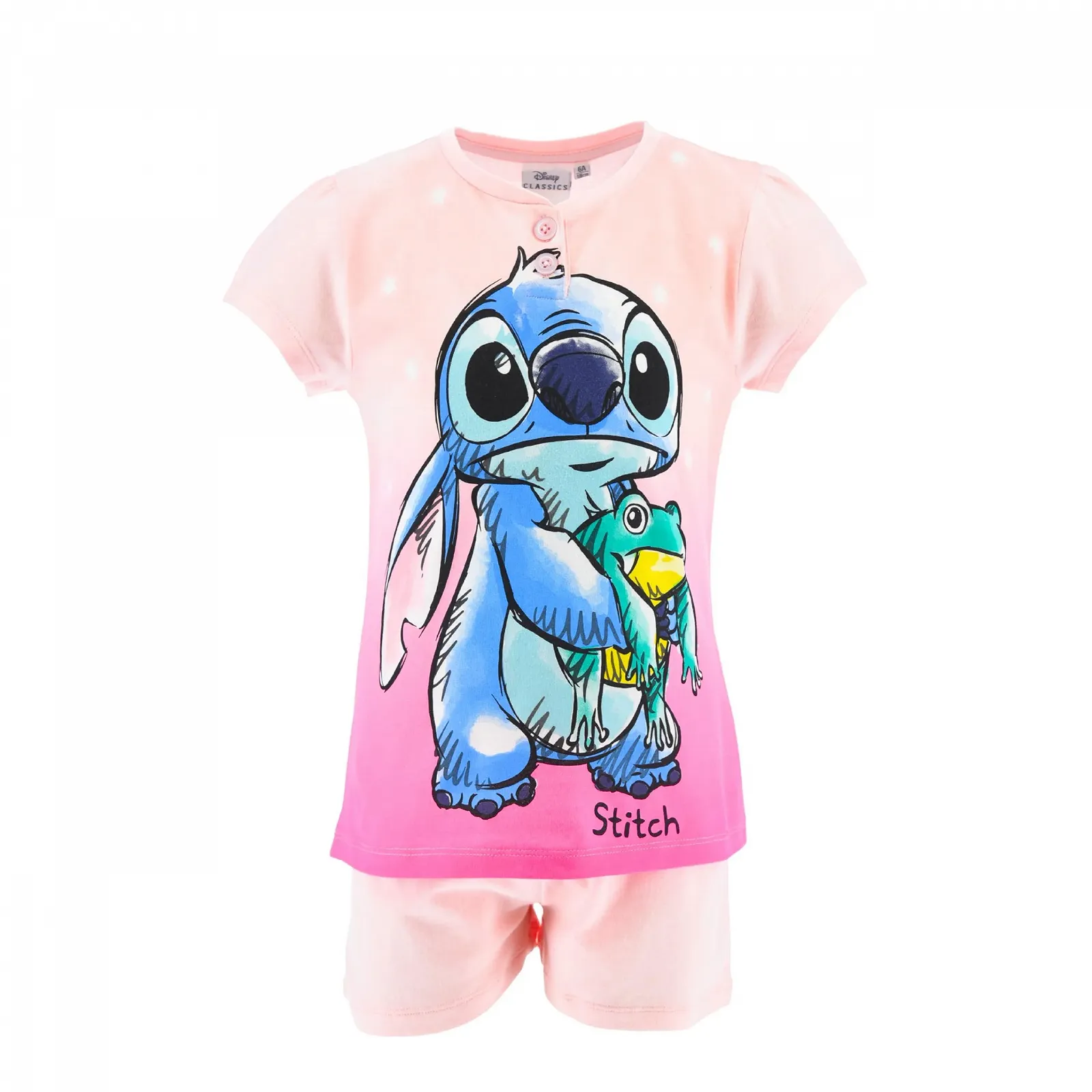 Піжама Футболка та Шорти Disney Stitch Бавовна Літній Набір 2 Частини, фото №1 Піжама Футболка та Шорти Disney Stitch Бавовна Літній Набір 2 Частини, фото №1