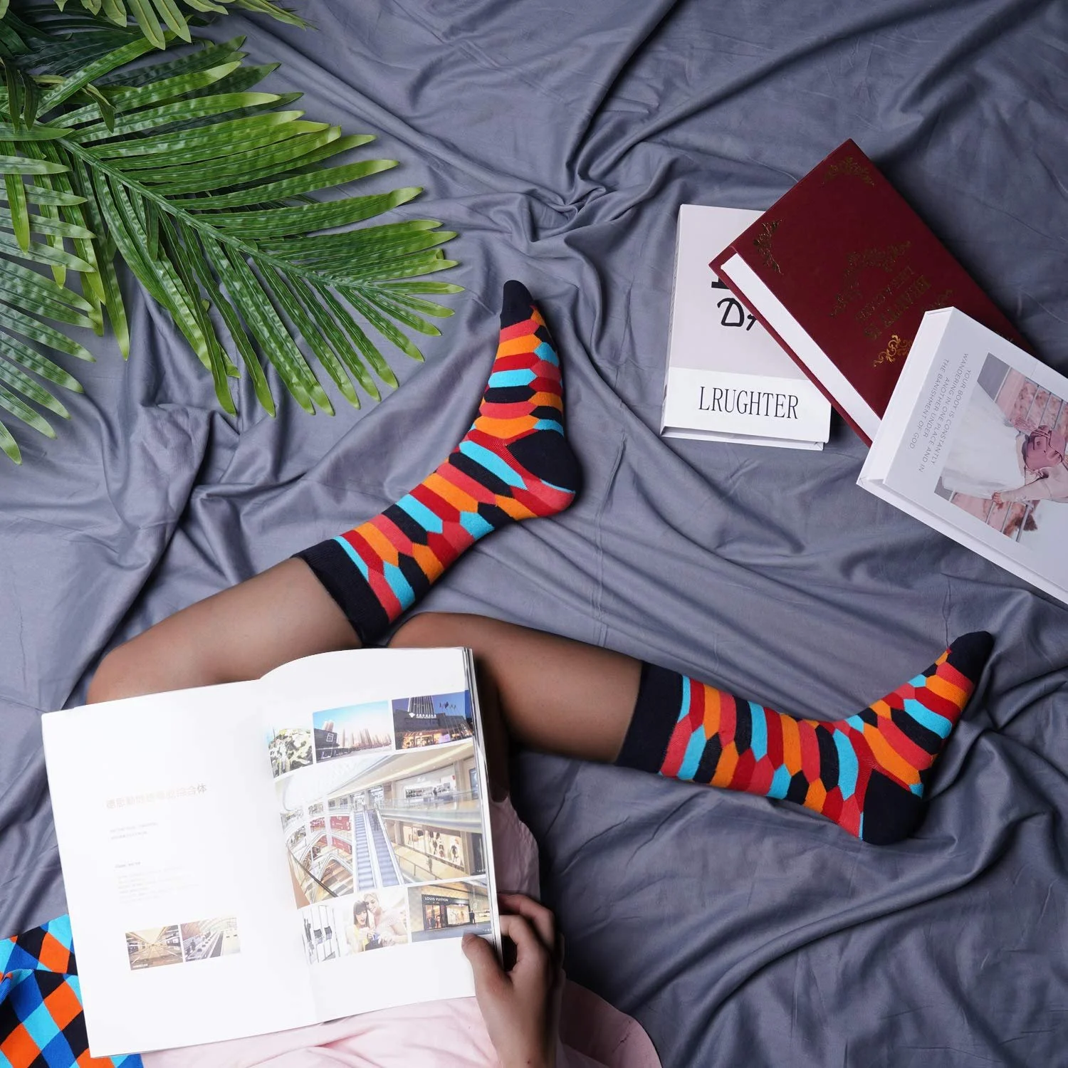 Носки Jeasona Цветные 35-42 Хлопок, 12 пар, фото №8