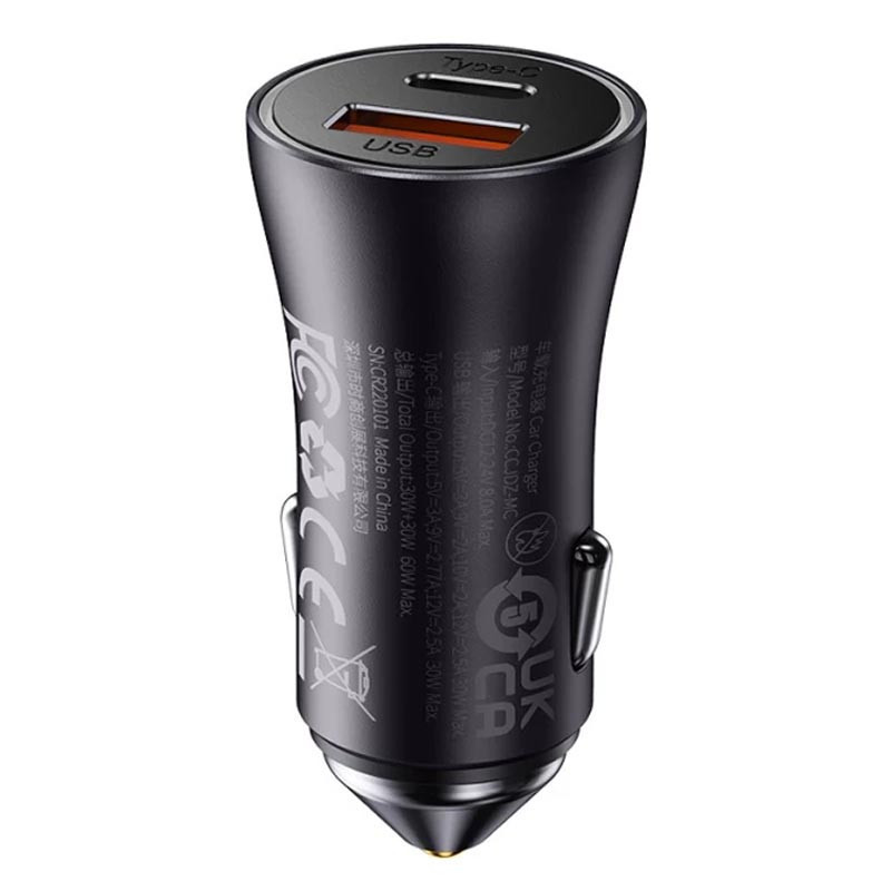 АЗУ Baseus Golden Contactor Max Dual USB Type-C 60W CGJM0001, фото №2