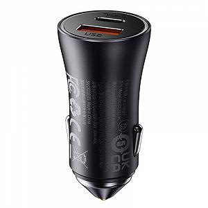 АЗУ Baseus Golden Contactor Max Dual USB Type-C 60W CGJM0001 synthetic.ua - Фото 1