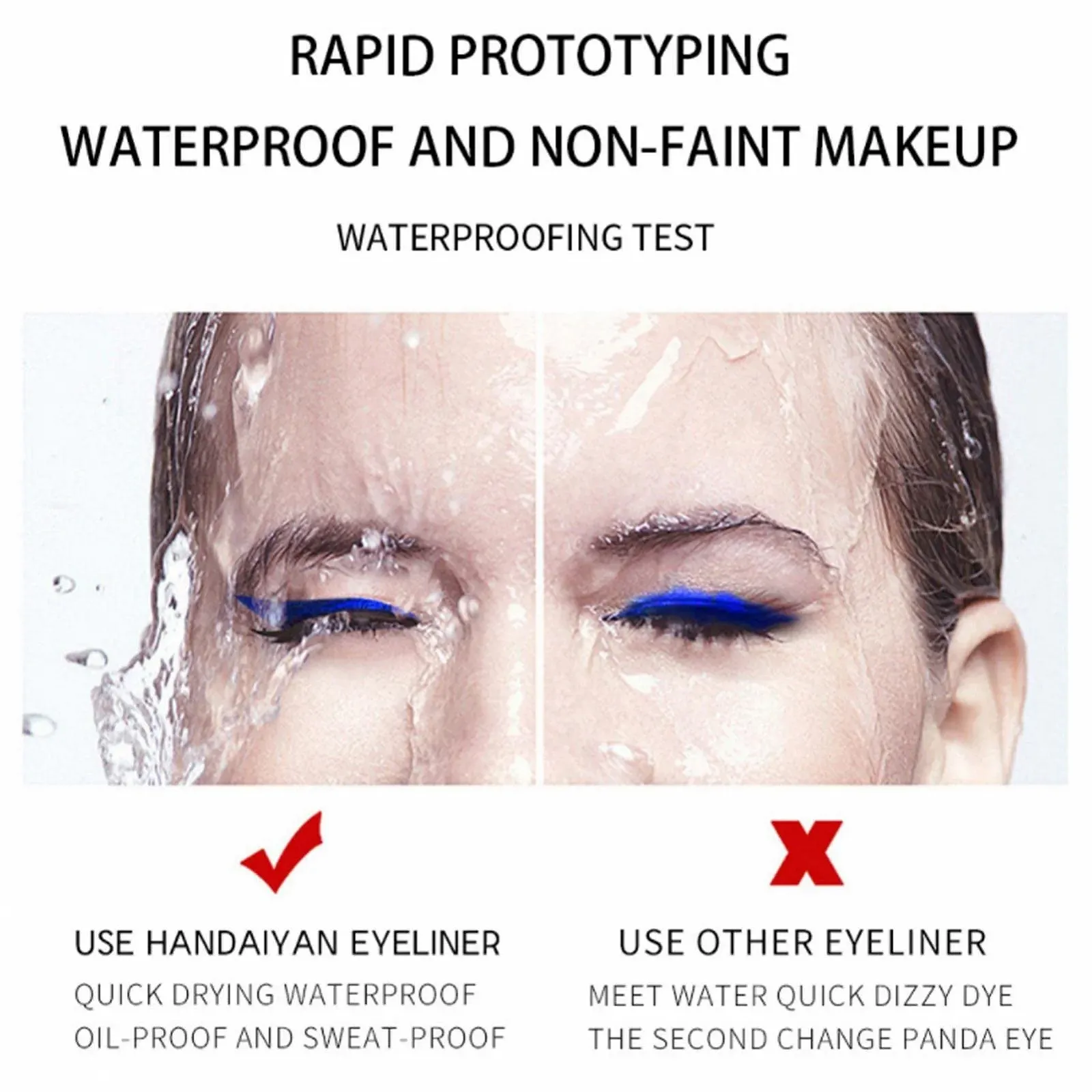 Подводка для глаз Водостойкая Матовая Жидкая, фото №6