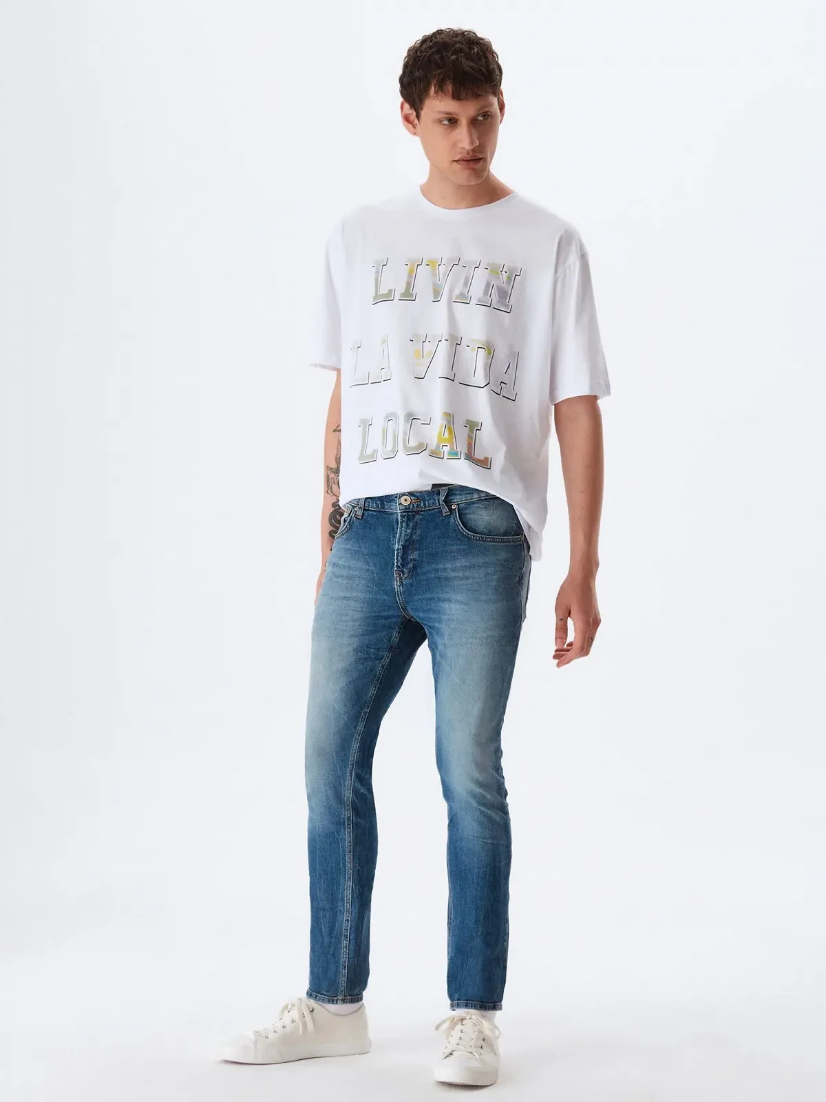 Джинси LTB Smarty Savius Undamaged Wash 54244, 29W / 34L, фото №2