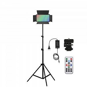 Панель світлодіодна RGB зі штативом 210см відеосвітло прямокутне 50Вт CRI 95 AC Prof U600 RGB-T