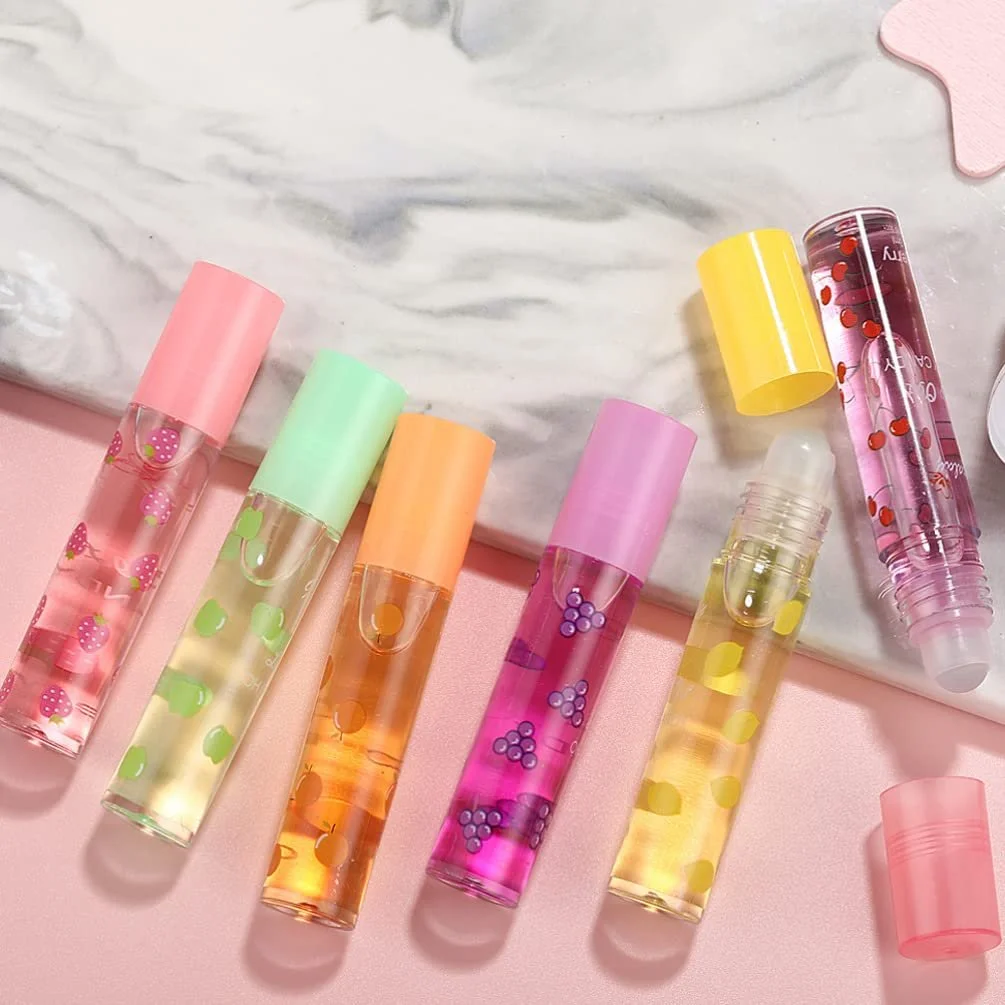 Блиск для губ SHERCHPRY Набір 5 шт. з фруктовим ароматом Зволожуючий прозорий, фото №5