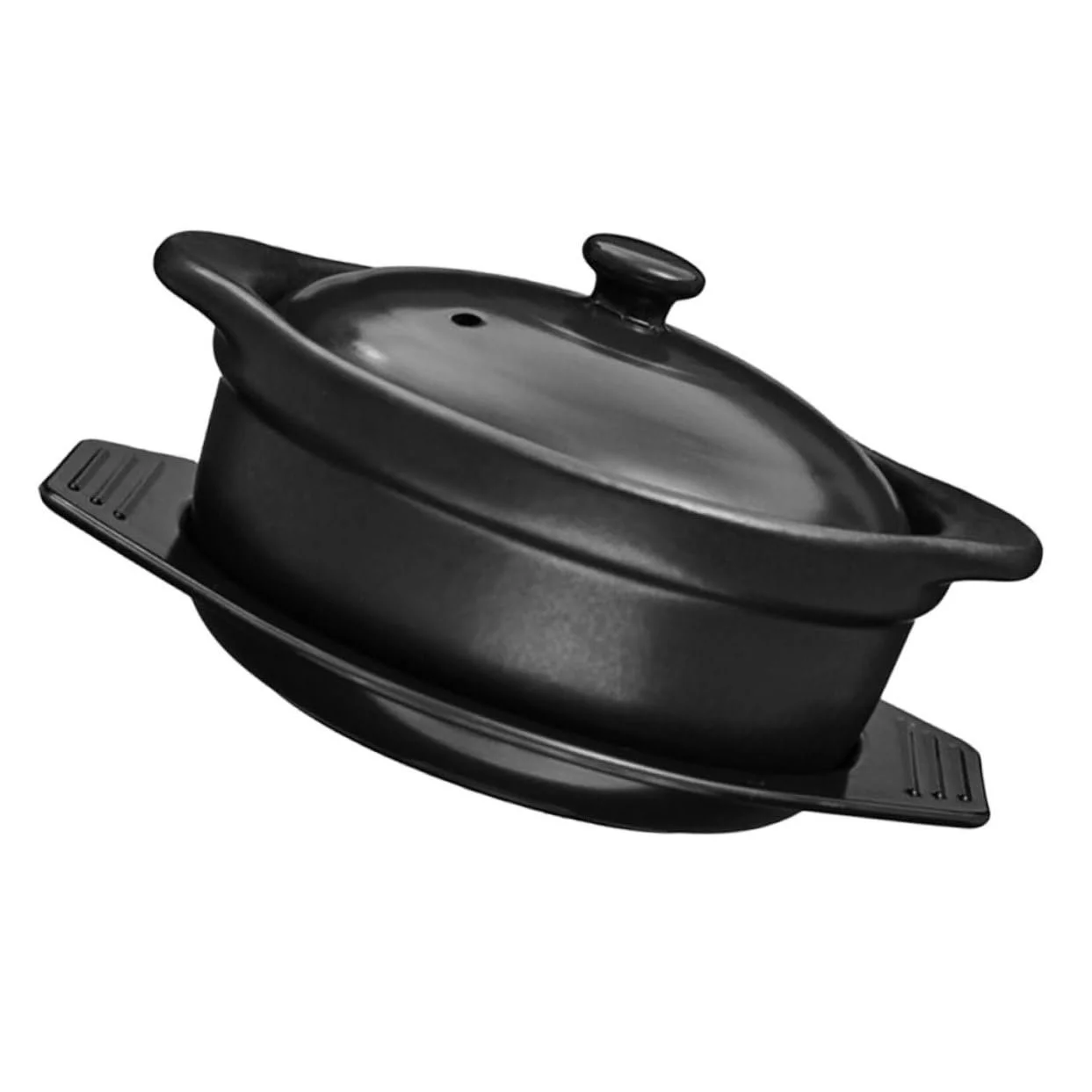 Керамічна каструля з кришкою Багатофункціональна Жаростійка, фото №1