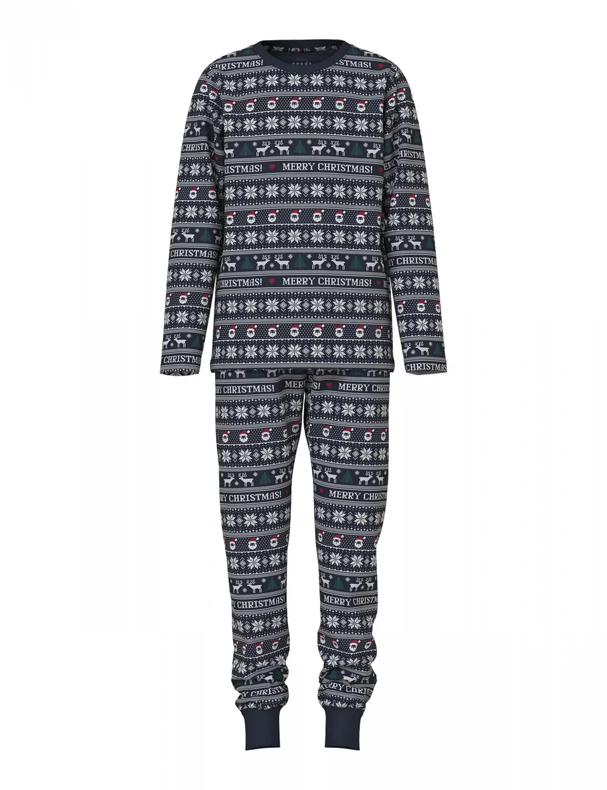 Пижама NAME IT Unisex Nknvismas Ls Nightset, фото №1 Пижама NAME IT Unisex Nknvismas Ls Nightset, фото №1