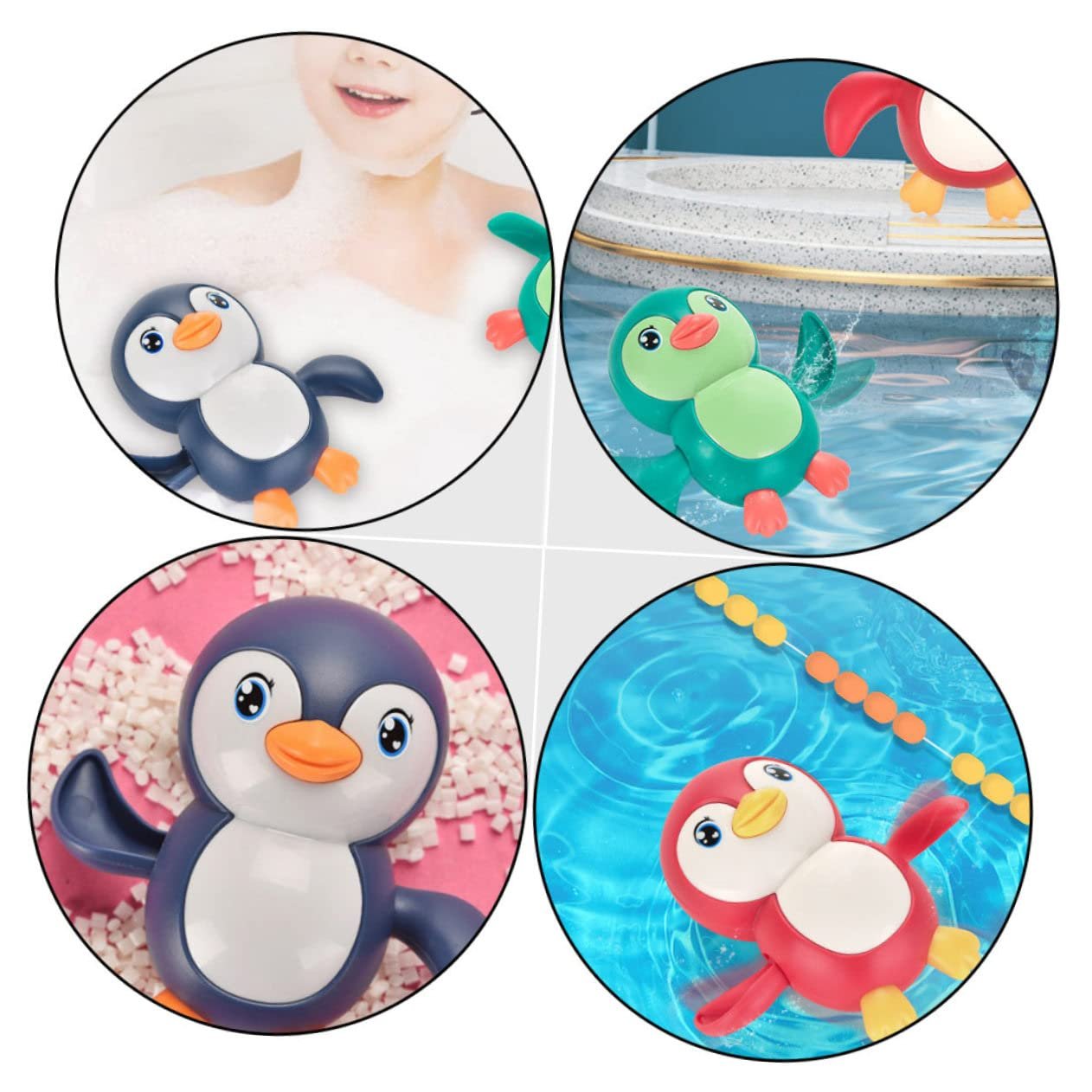 Игрушка для ванной Penguin, 3 шт., фото №3