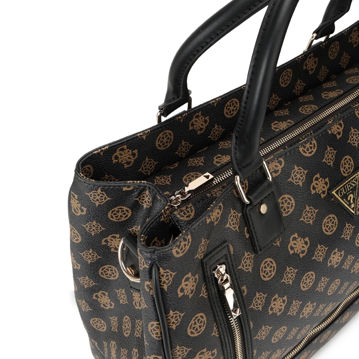 Сумка-шопер GUESS Wilder Zip Bottom Коричнева, фото №9