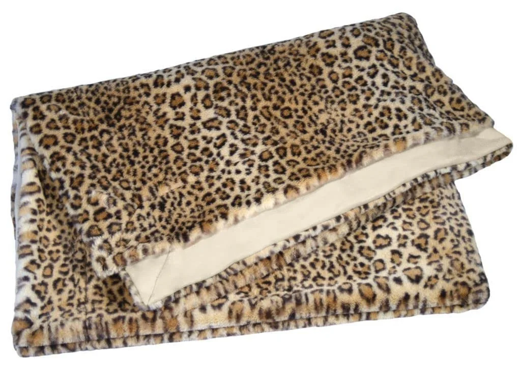 Одеяло Mesana Леопард Приблизительно 150 x 200 см Коричневый, фото №1