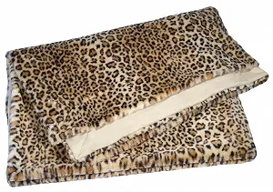 Покривало Mesana Леопард Приблизно 150 x 200 см Коричневий - Фото 1