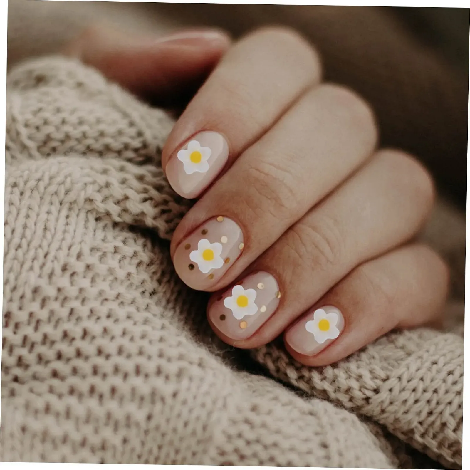 Украшения для ногтей Цветы Healvian 500 шт., фото №2