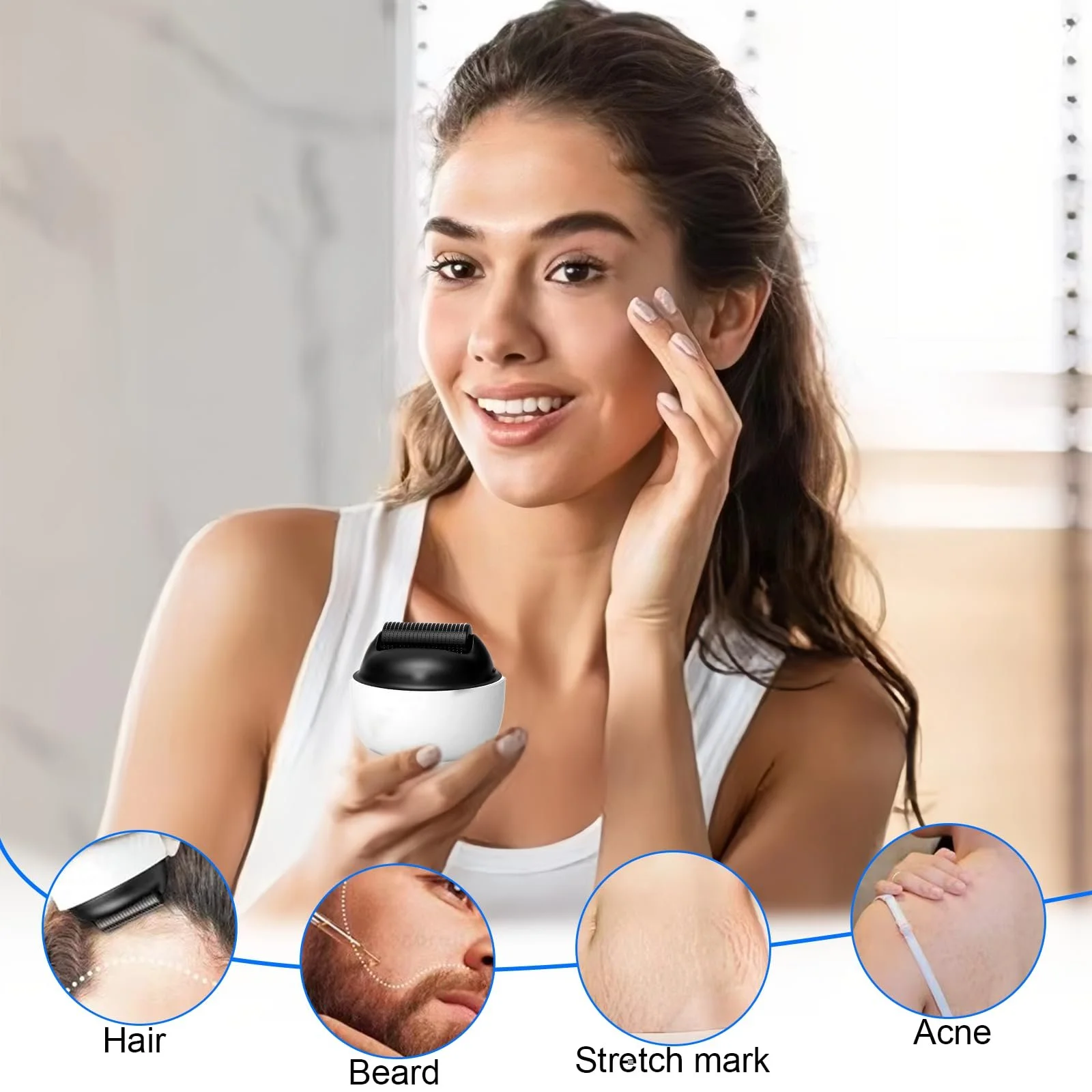 Дермаролер Professional Microneedling G4 з 1200 голками 0,5 мм, фото №5