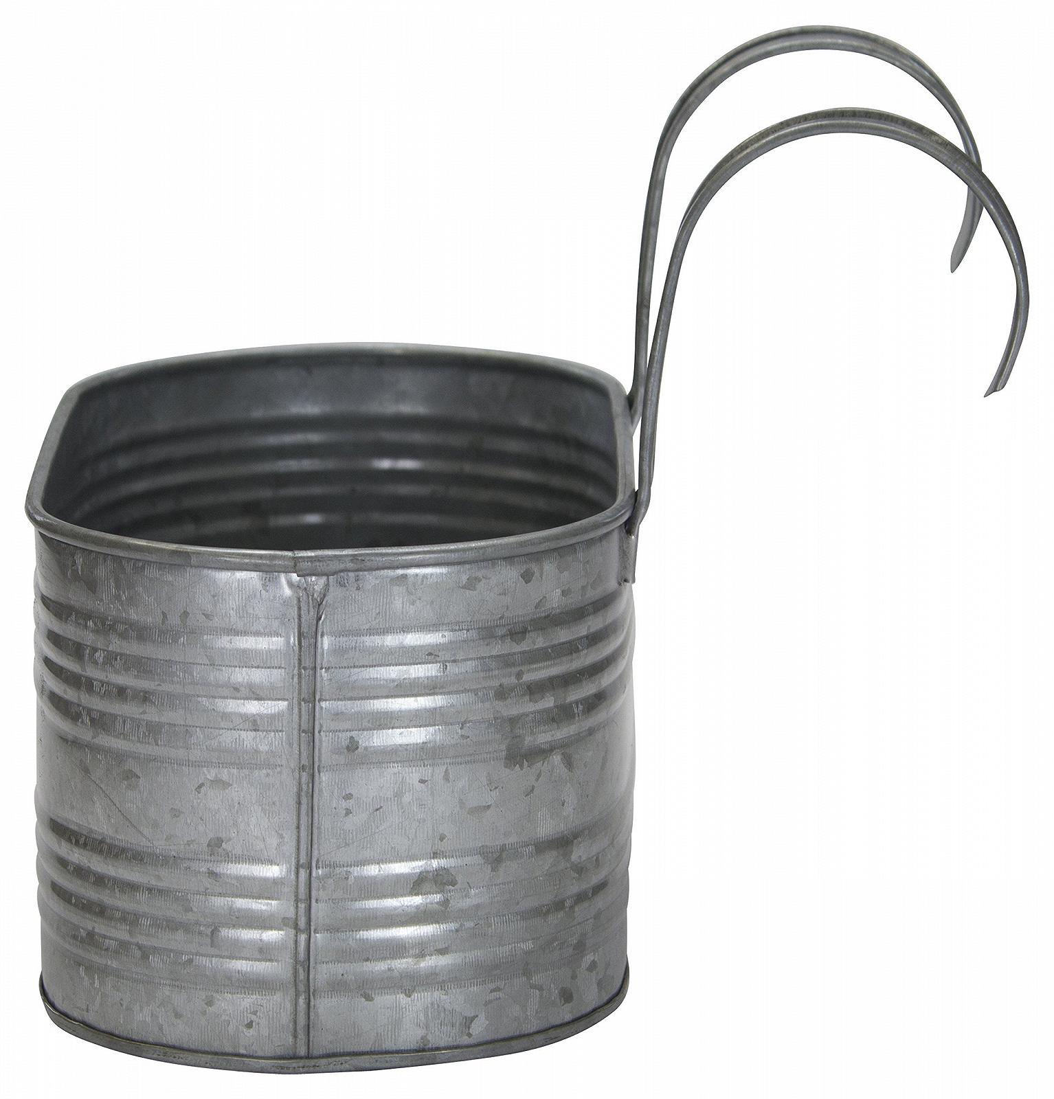 Підвісний тримач для квіткового горщика 40 см метал з двома ручками Метал, фото №4