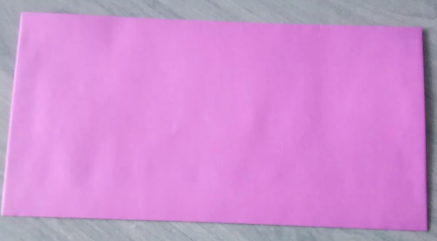Конверты розовые Евро формат подарочные бумажные канцелярские почтовые конверты. Упаковка 10 шт., фото №4