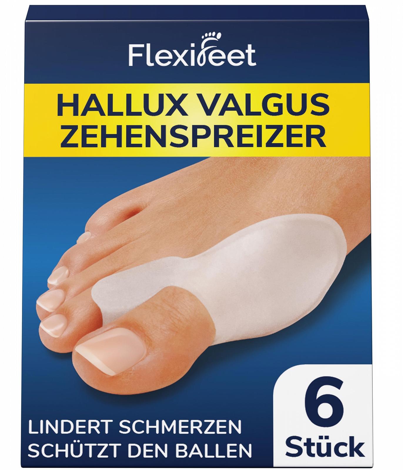Роздільник для великого пальця стопи для корекції Hallux Valgus, 6 шт., фото №1 Роздільник для великого пальця стопи для корекції Hallux Valgus, 6 шт., фото №1