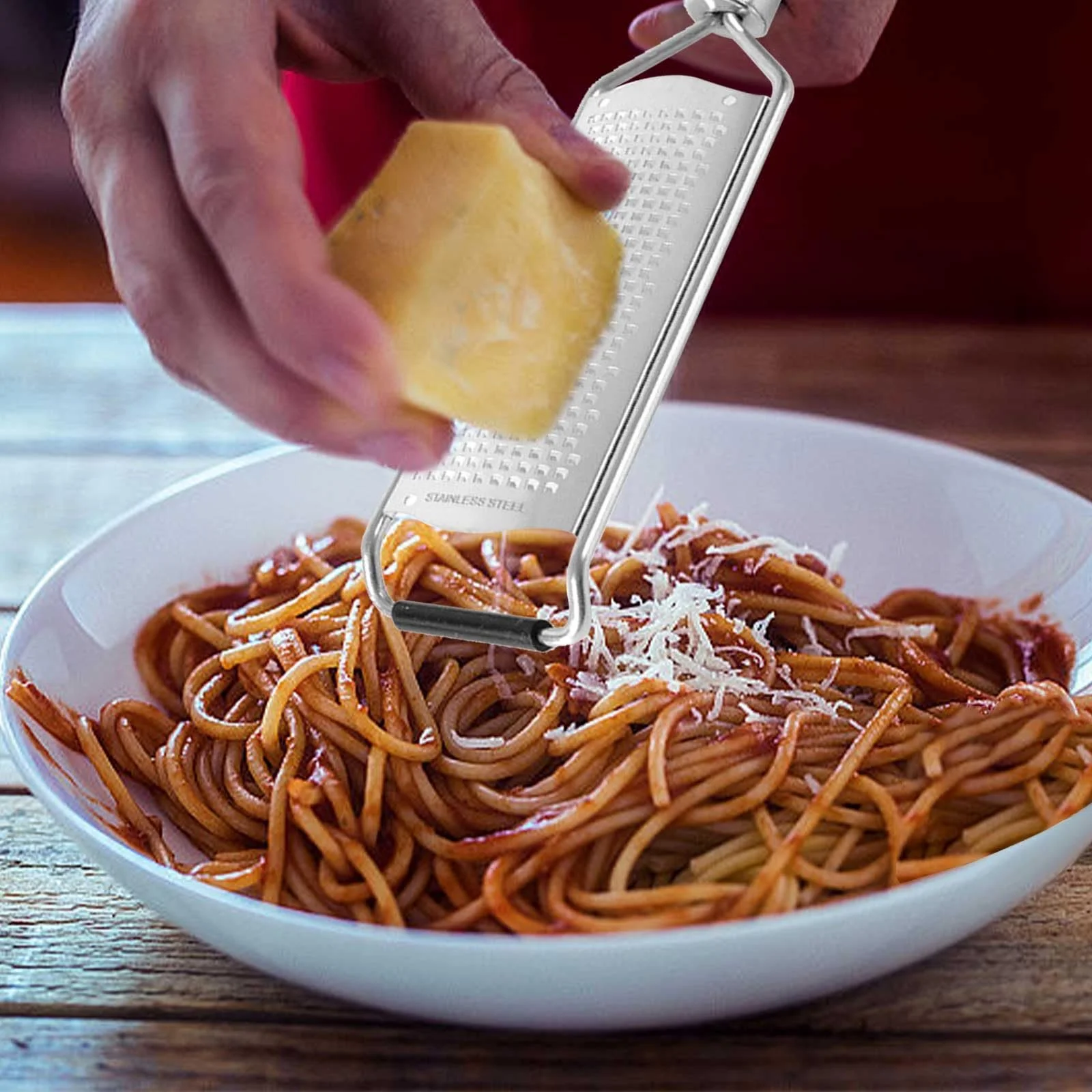 Терка для сиру з нержавіючої сталі 304 Срібна, фото №7