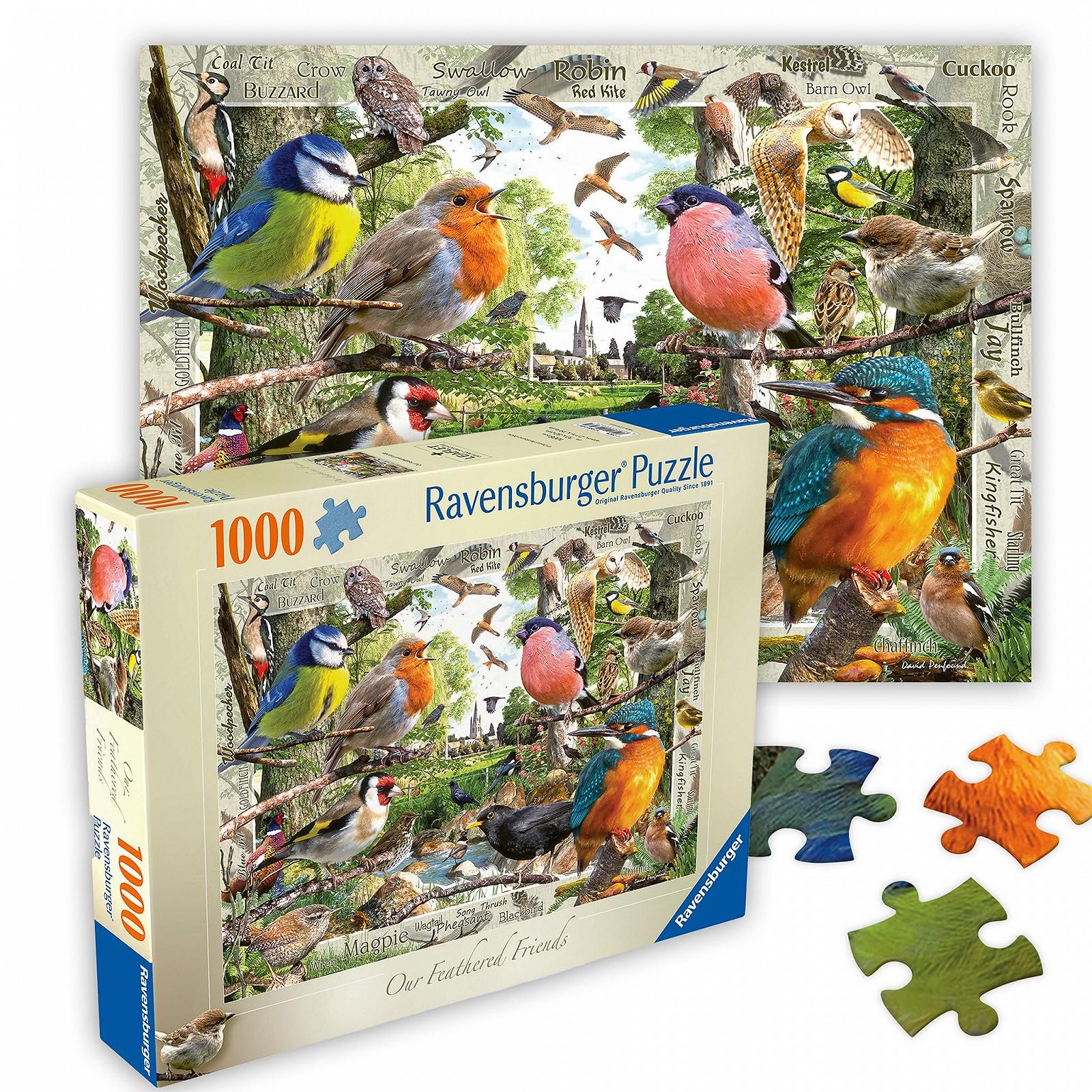 Пазл Ravensburger Our Feathered Friends 1000 элементов для взрослых 12000328, фото №1