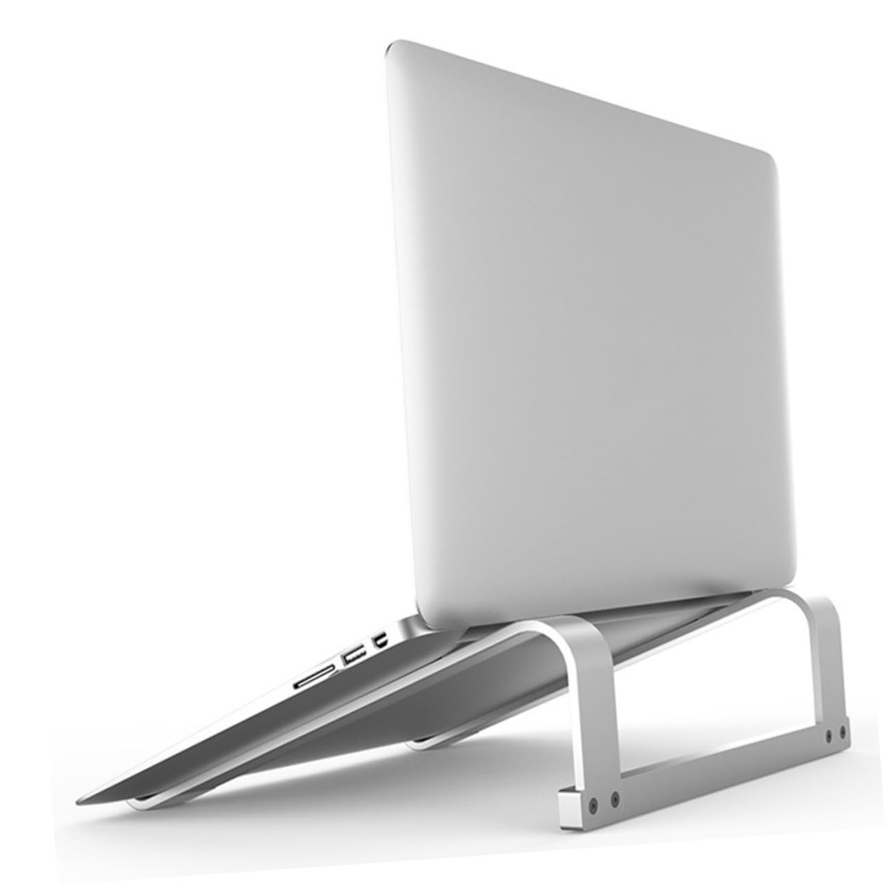 Портативная Подставка для Ноутбука из Алюминиевого Сплава, Эргономичная, Вентилируемая, для Рассеивания Тепла, Стабильная Подставка для Компьютера для Ноутбуков и Планшетов, Удобный Наклон для Здоровой Осанки, фото №2 Портативная Подставка для Ноутбука из Алюминиевого Сплава, Эргономичная, Вентилируемая, для Рассеивания Тепла, Стабильная Подставка для Компьютера для Ноутбуков и Планшетов, Удобный Наклон для Здоровой Осанки, фото №2