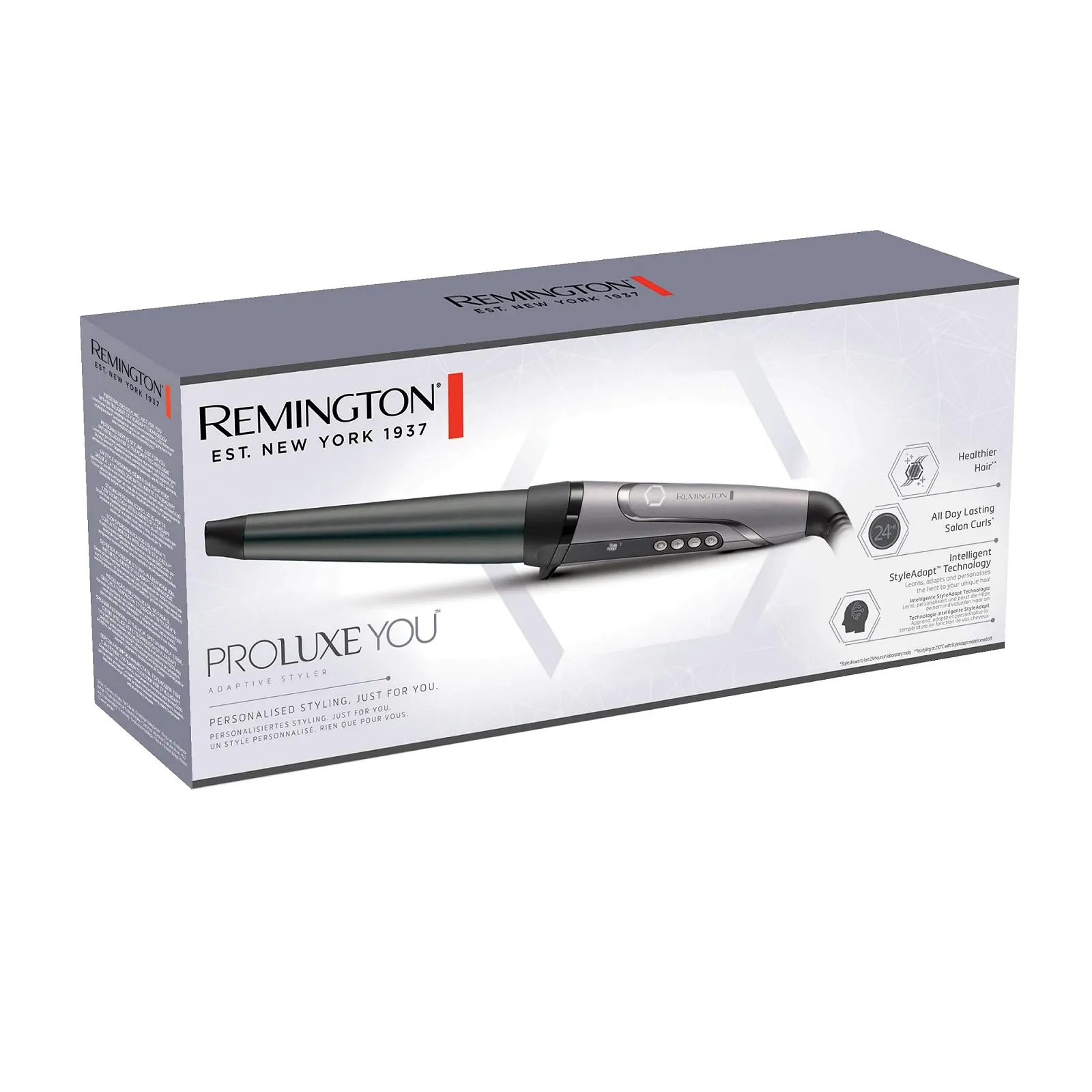 Плойка Remington PROluxe You CI98X8 конусная 19-32 мм StyleAdapt Diamond Ceramic 130-210°, фото №11