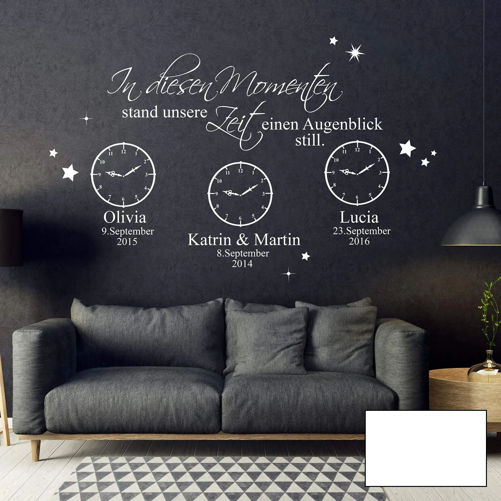 Наклейка для стін M2443 61 x 100 см Білий, фото №1