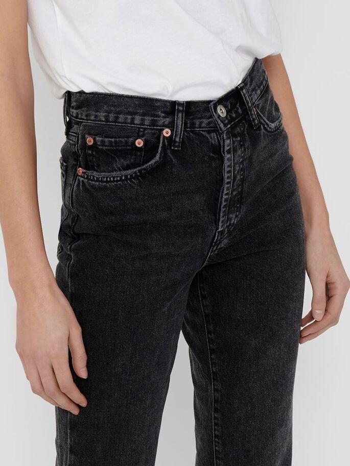 Джинсы ONLY LIFE HI RISE STRA ANK DNM JEANS 15209444 Чёрный S, фото №2