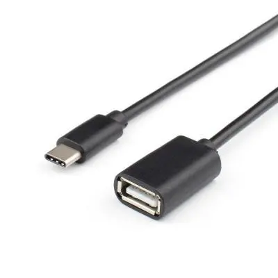Дата кабель OTG USB 2.0 AF to Type-C 0.1m Atcom 14716, фото №2
