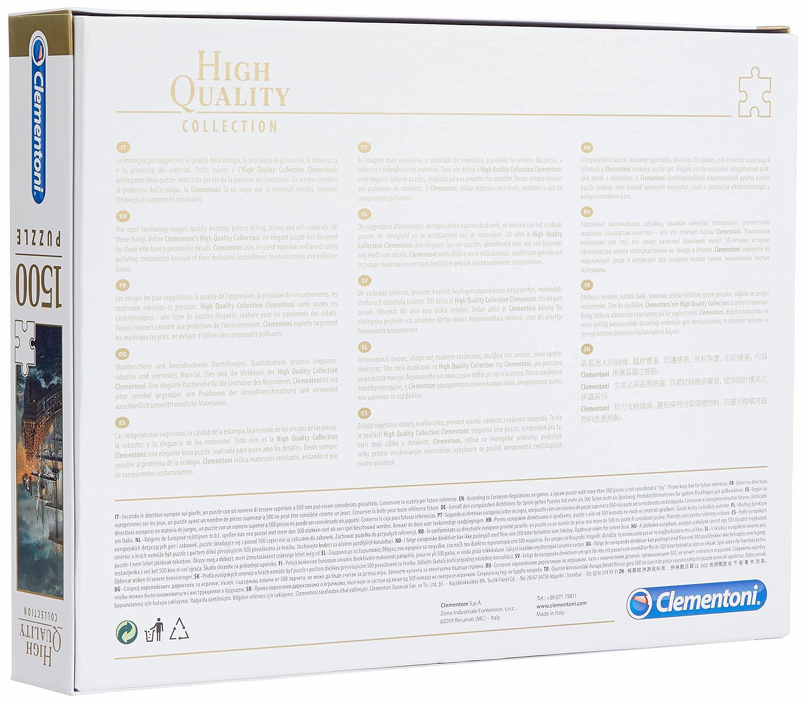 Пазл Clementoni High Quality Collection The Pirate Ship 1500 деталей, фото №3