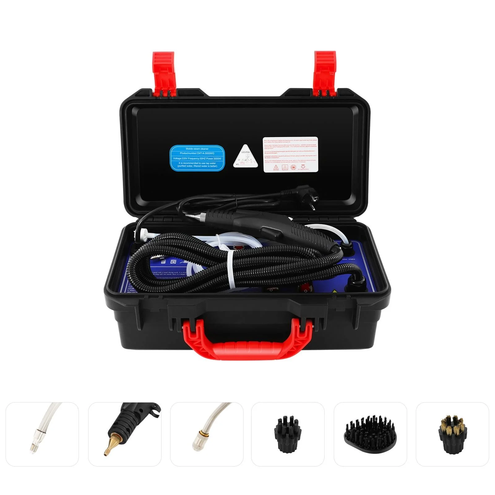 Пароочисник високого тиску 3000 Вт 100-130 °C 3-3,5 бар, фото №9