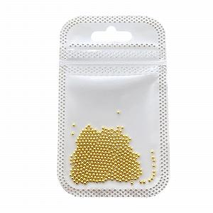 Икра для ногтей Золотая Серебряная Металлические бусины для ногтей Инструменты для маникюра для ногтей Украшения для ногтей Аксессуары - Фото 1