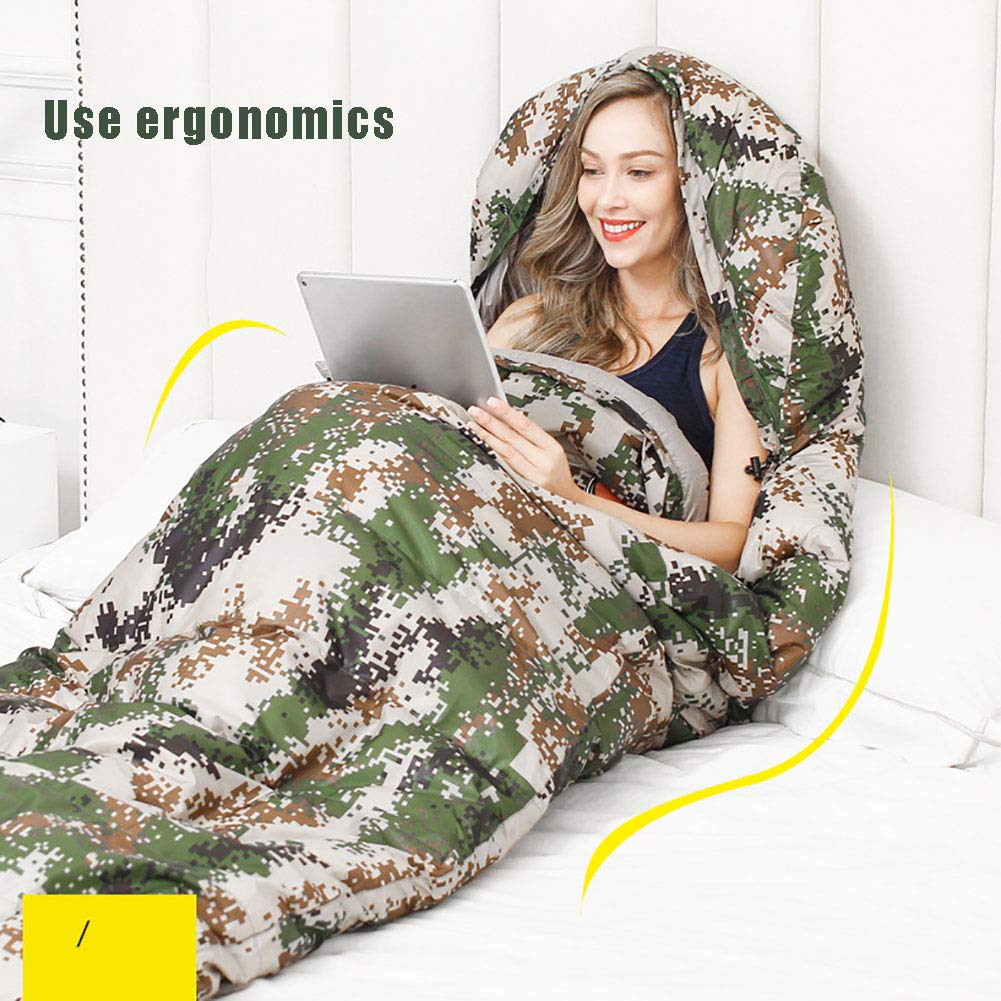 Спальний мішок MYVVKIA Outdoor Camouflage Duck Down Envelope, фото №6