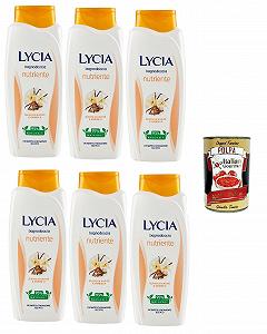 Гель для душу Lycia Bagnodoccia Nutrient з маслом ши та ваніллю 6 x 750 мл - Фото 1