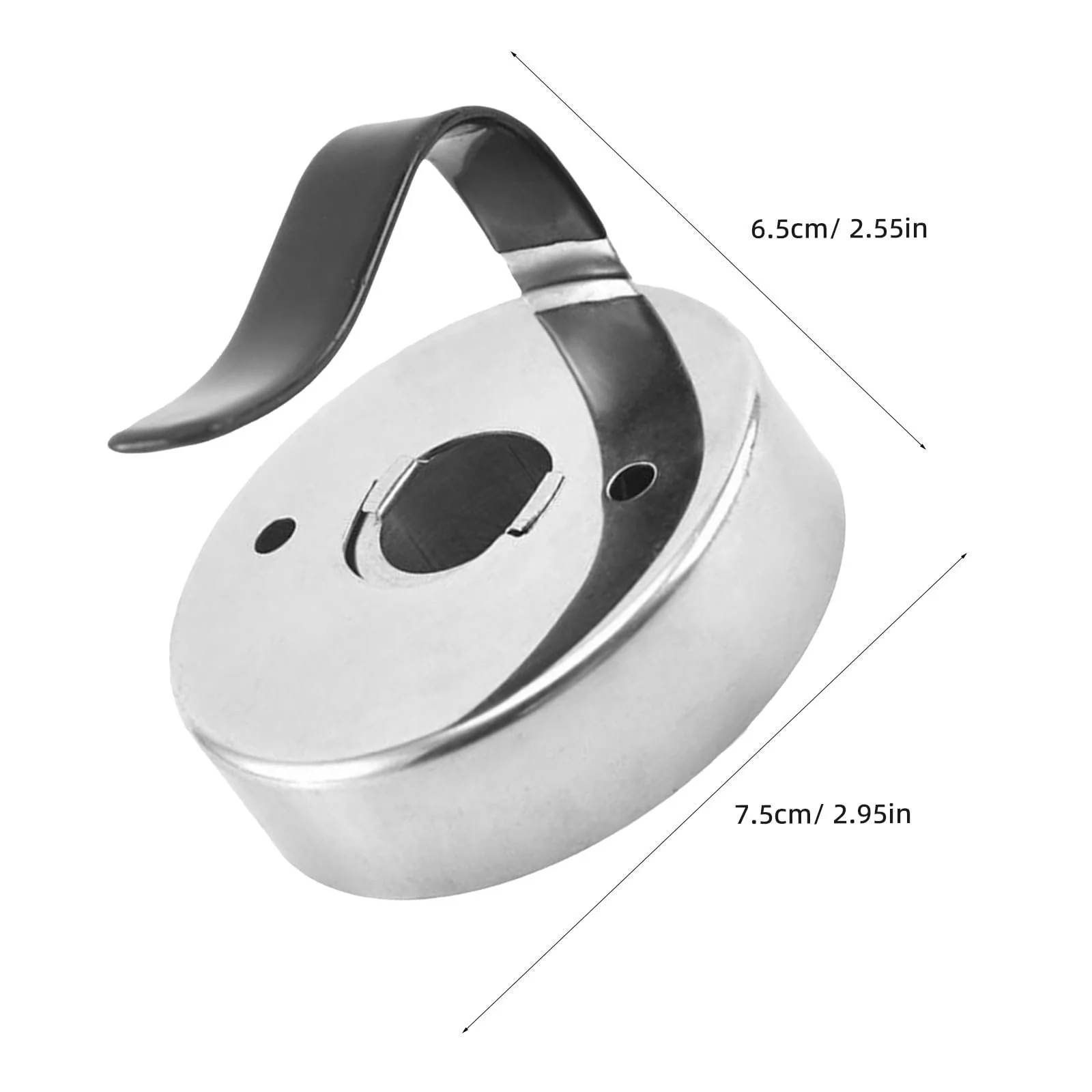 Формы для пончиков Healifty 2 шт. Нержавеющая сталь 7.4 см антипригарные, фото №2