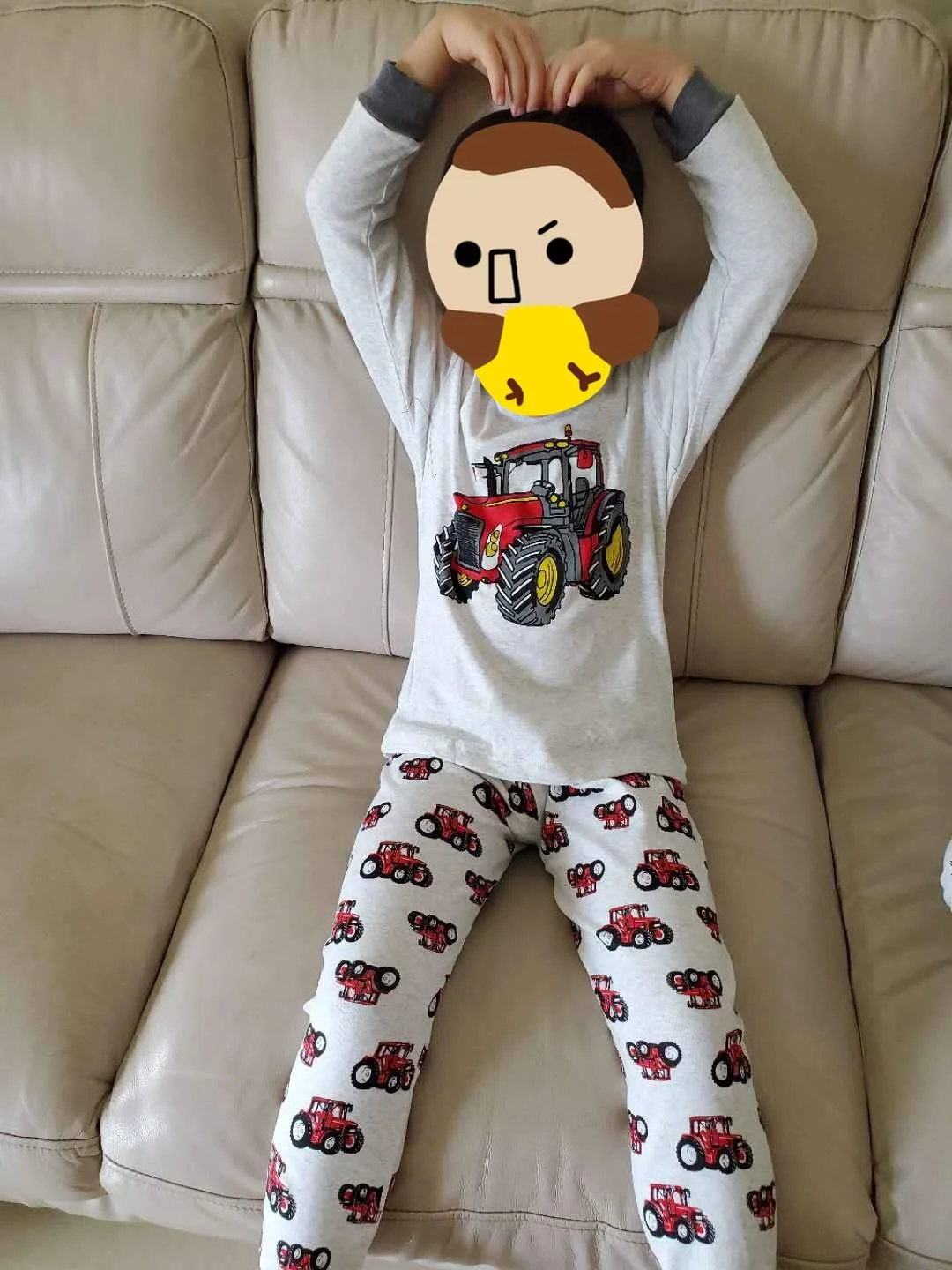 Піжама Tkiames для хлопчиків, з довгими рукавами, осінь/зима, фото №2