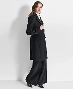 Пальто DKNY Женское шерстяное на пуговицах synthetic.ua - Фото 1