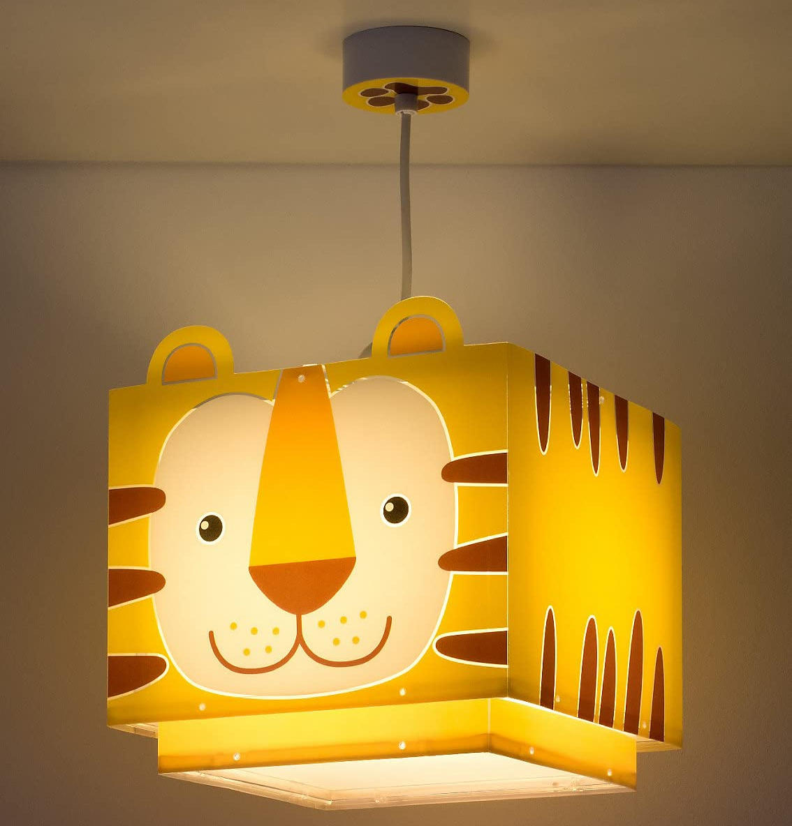 Светильник-тигренок Dalber Little Tiger Animals 64562 E27 Желтый, фото №3