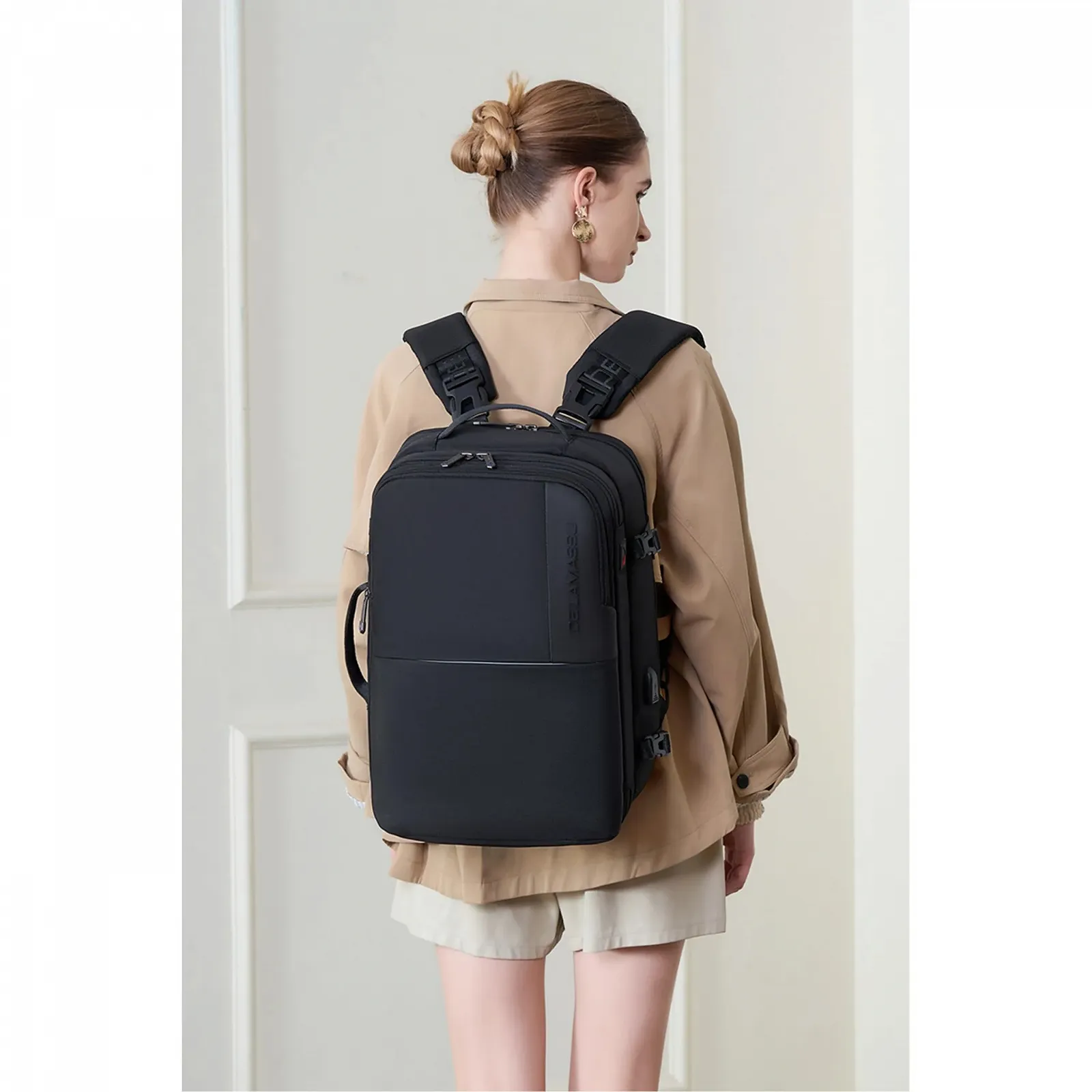 Сумка для ноутбука 3-в-1 Cameron 37L до 17.3 Inch трансформер Black, фото №5 Сумка для ноутбука 3-в-1 Cameron 37L до 17.3 Inch трансформер Black, фото №5