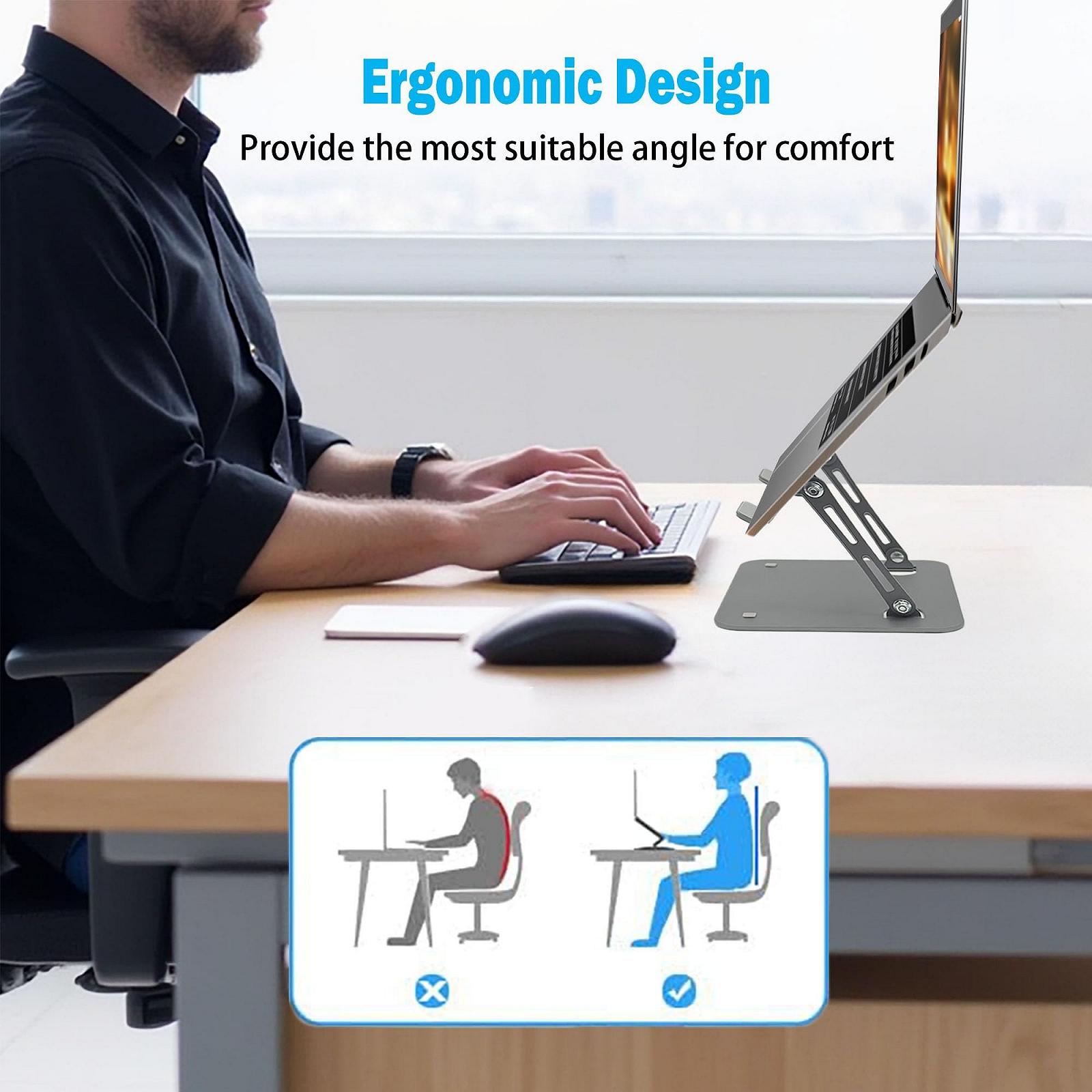 Подставка для ноутбука Серый, фото №4 Подставка для ноутбука Серый, фото №4