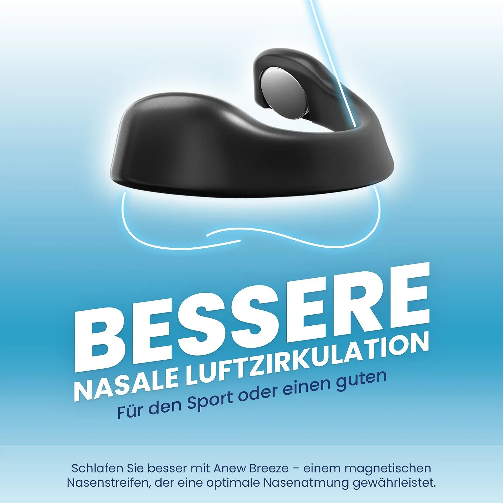Полоски для носа Anew Breeze магнитные против храпа 2 шт Черный Один размер, фото №2 Полоски для носа Anew Breeze магнитные против храпа 2 шт Черный Один размер, фото №2