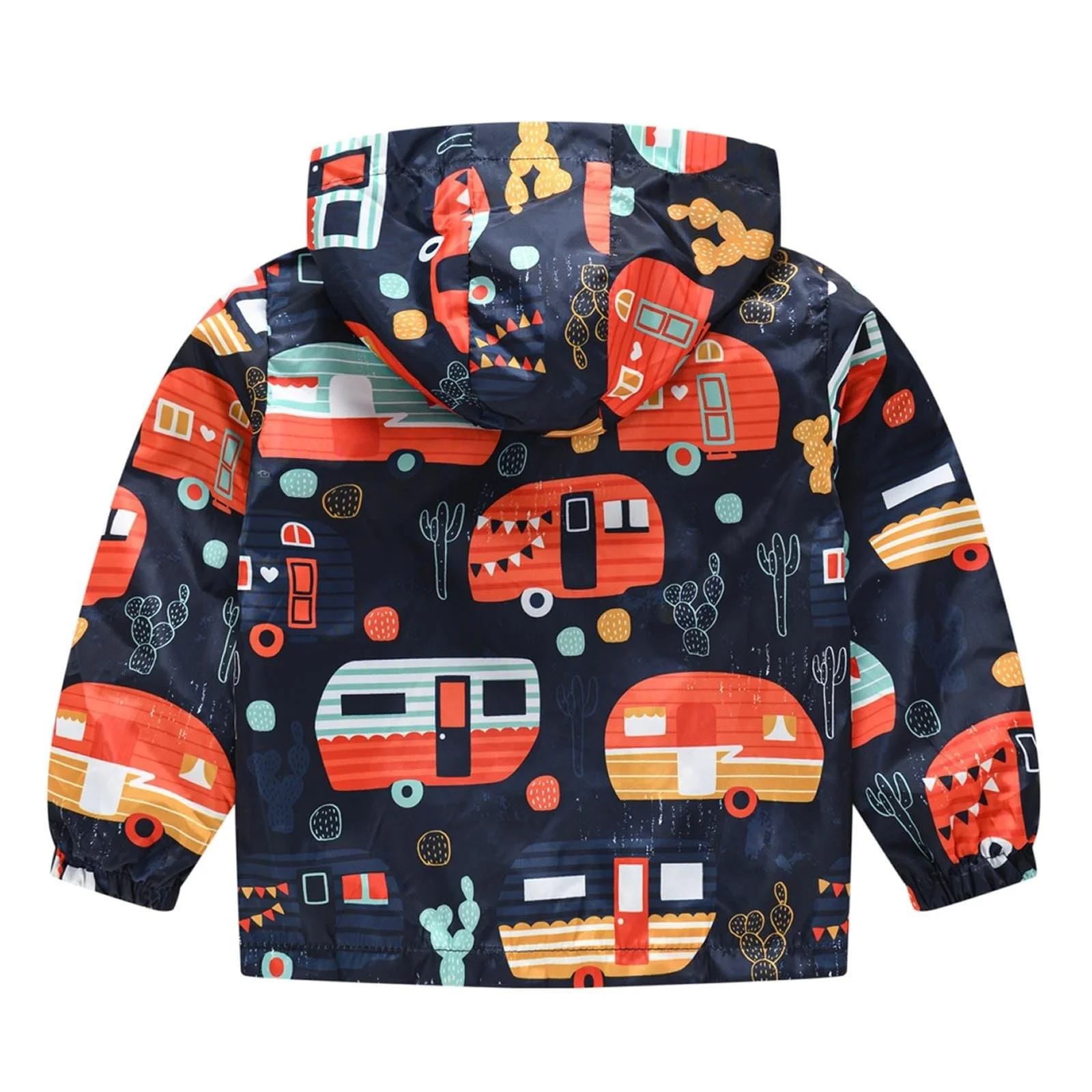 Куртка зимняя Детская куртка с принтом Ветрозащитная Осенняя на молнии Детская куртка с капюшоном Пальто для маленьких мальчиков Ясельная одежда Пальто и куртка для мальчиков, фото №7